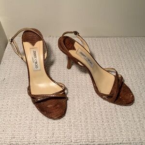 Jimmy Choo Snakeskin Sandal